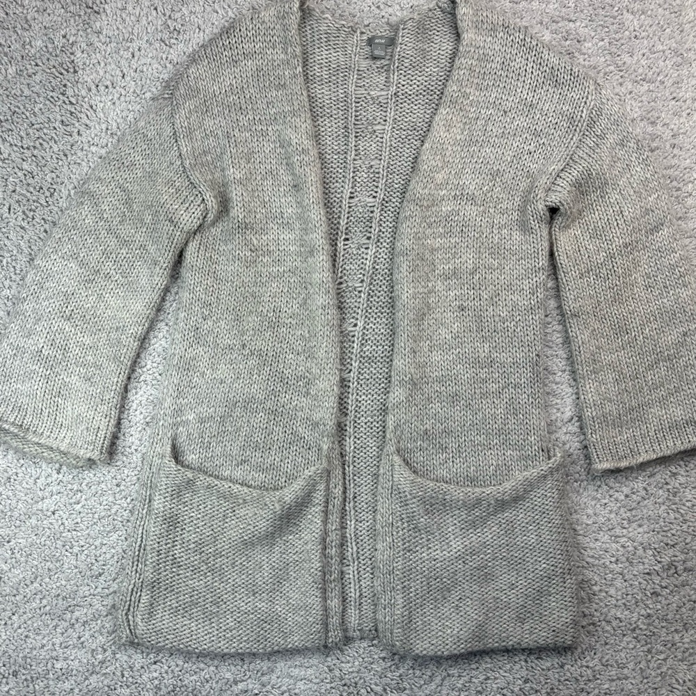 Aerie Sweater Womens Small Cardigan Wool Blend Pockets Oversized Comfy Cozy
